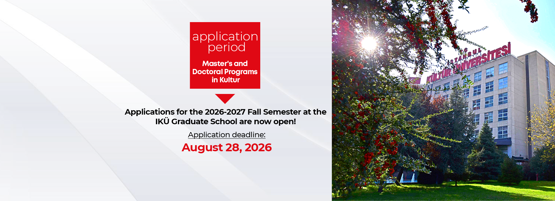 IKU Graduate Student Applications